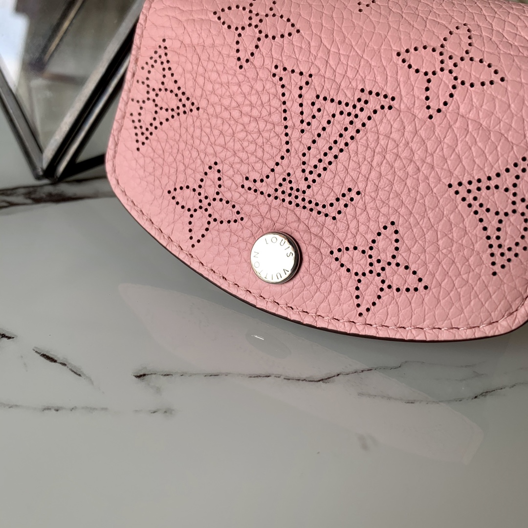l0vis Vvtt0n iris xs wallet monogram perforations pink m67499 9.8 x 7.8 x 1 cm