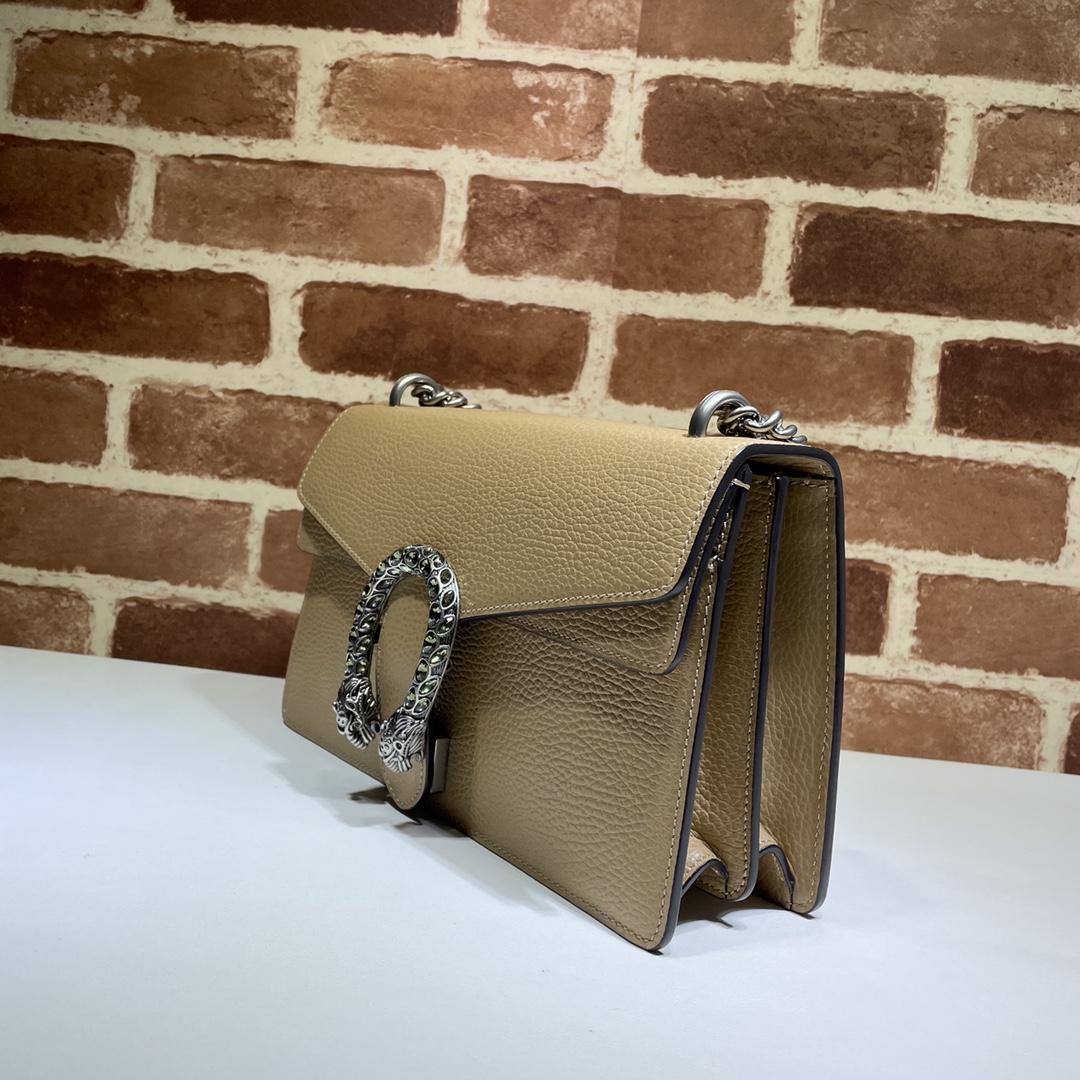 Gvc*1 small dionysus shoulder bag leather beige 400249 28 x 18 x 9 cm
