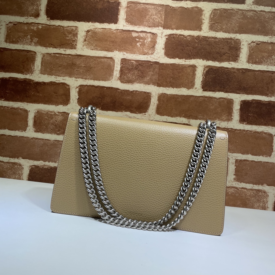 Gvc*1 small dionysus shoulder bag leather beige 400249 28 x 18 x 9 cm