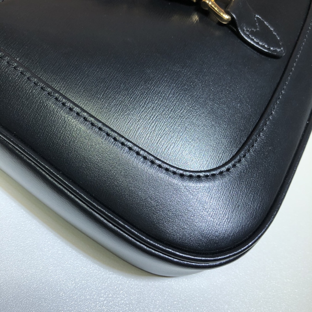 Gvc*1 mini jackie 1961 shoulder bag leather black 637091 19 x 13 x 3 cm