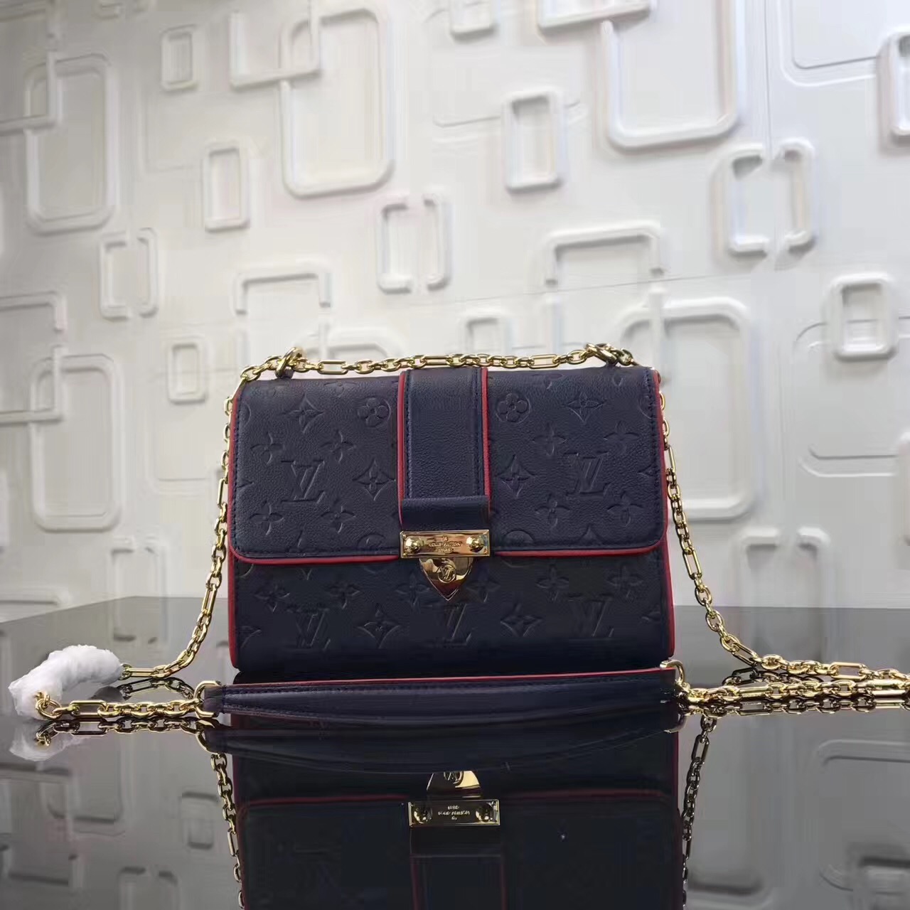 l0vis Vvtt0n saint sulpice bag monogram empreinte leather marine m43393 25 x 16.5 x 9 cm