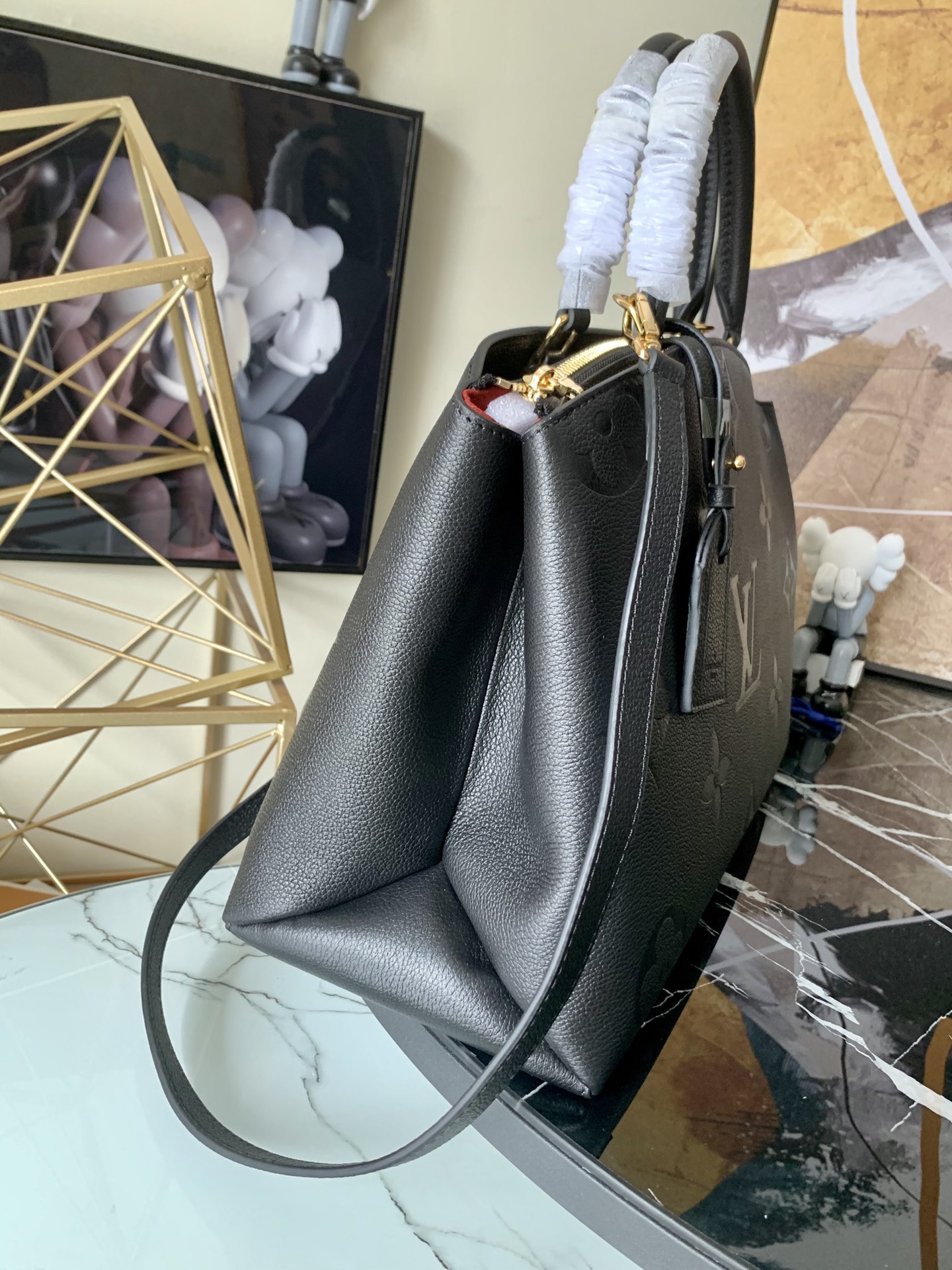 l0vis Vvtt0n grand palais monogram empreinte leather black m45811 34 x 24 x 15 cm