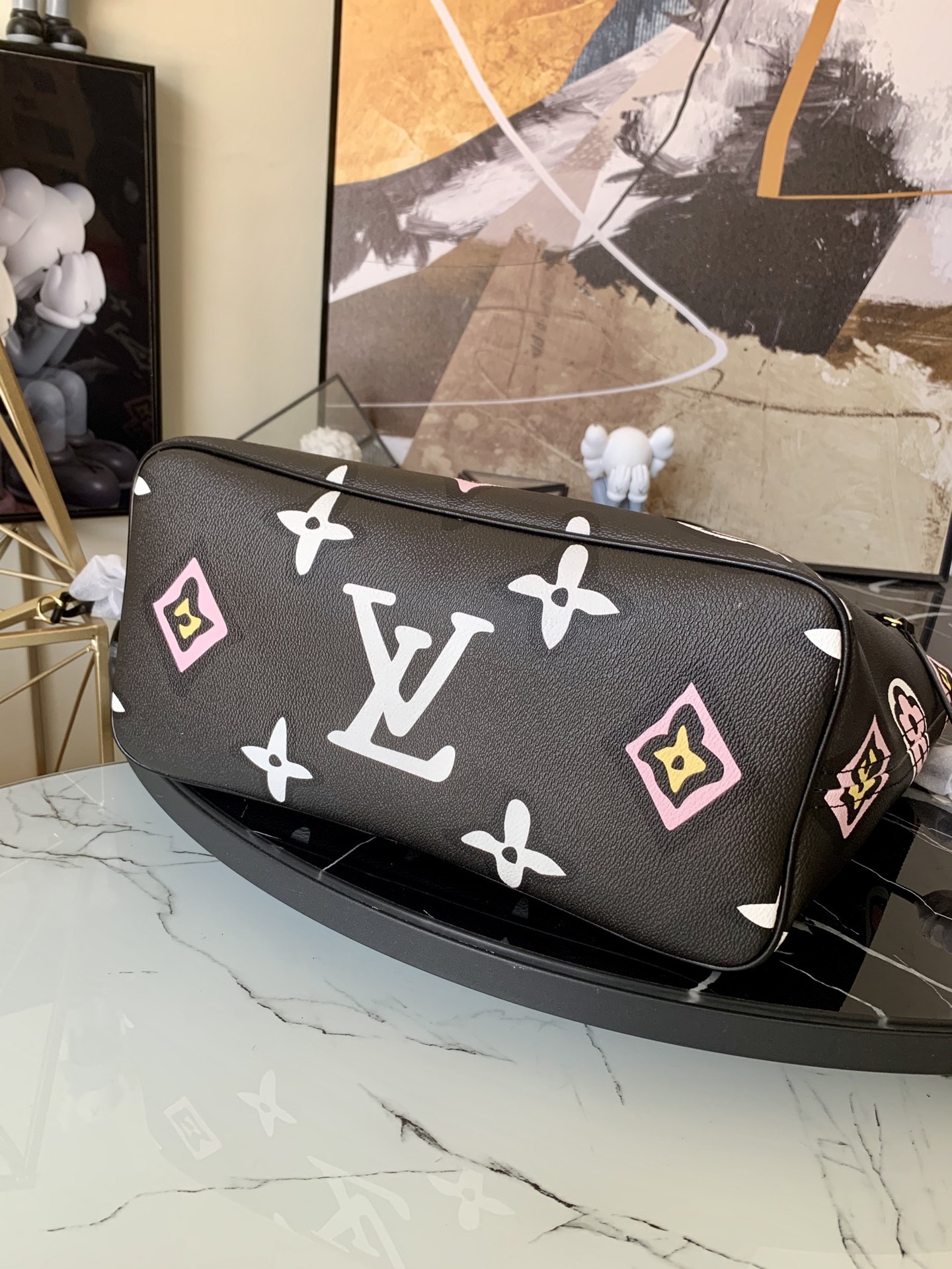 l0vis Vvtt0n neverfull mm monogram canvas wild at heart black m45818 32 cm