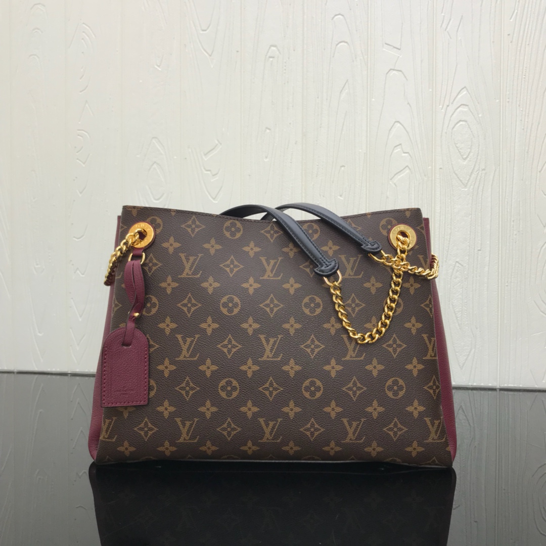 l0vis Vvtt0n surÈne mm monogram canvas burgundy m43772 36 x 26 x 13 cm