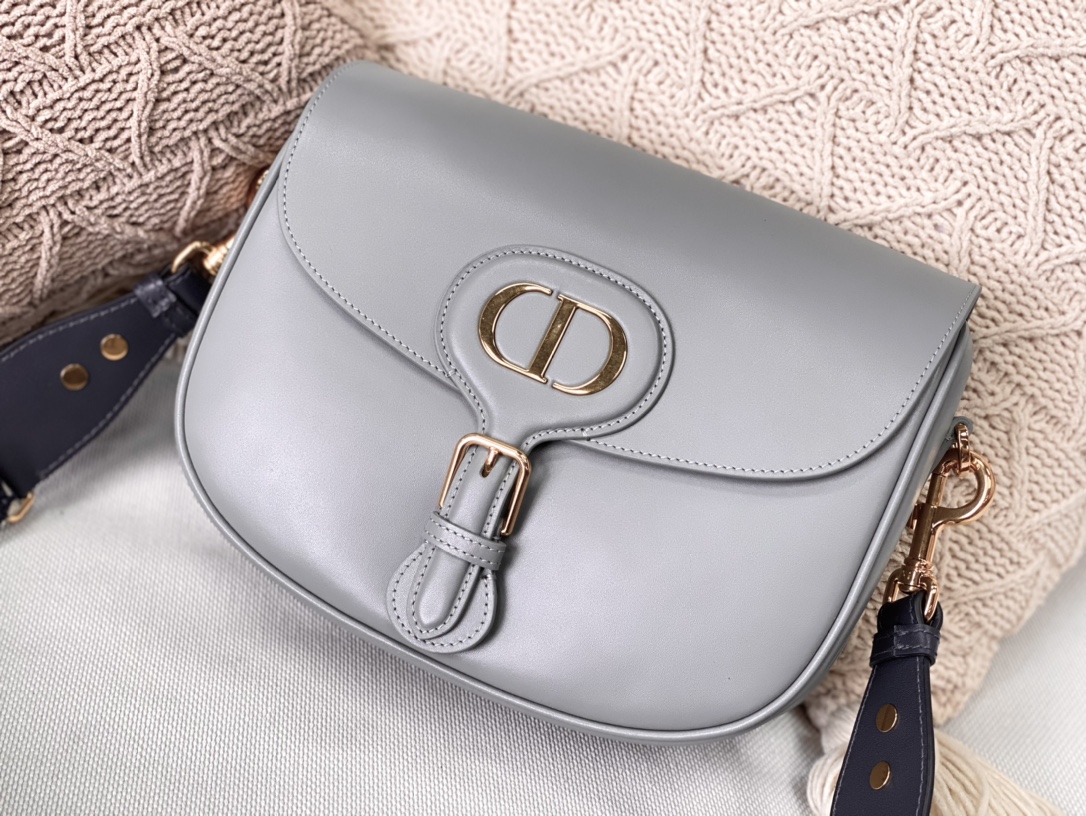 D10r large bobby bag box calfskin gray m9320 27 x 8 x 19.5 cm