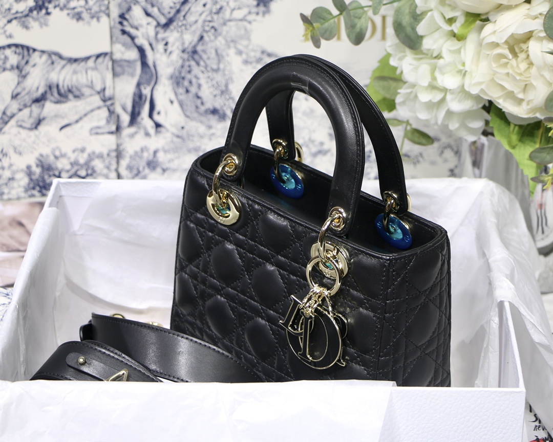 D10r lady D10r my abcD10r bag black metal m0538 20cm