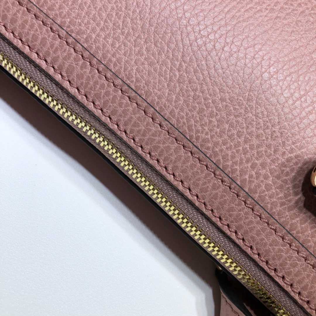 Gvc*1 convertible straight leather powder pink 449659 30 x 22 x 12 cm