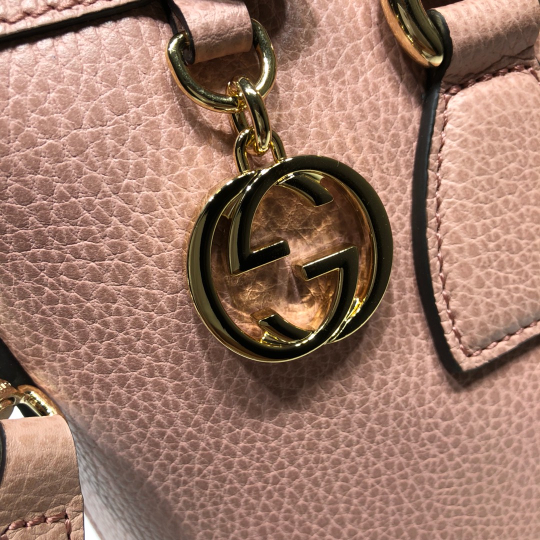 Gvc*1 convertible straight leather powder pink 449659 30 x 22 x 12 cm