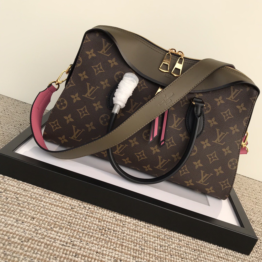 l0vis Vvtt0n tuileries tote bag monogram canvas dark taupe m41456 35 x 24 x 13 cm