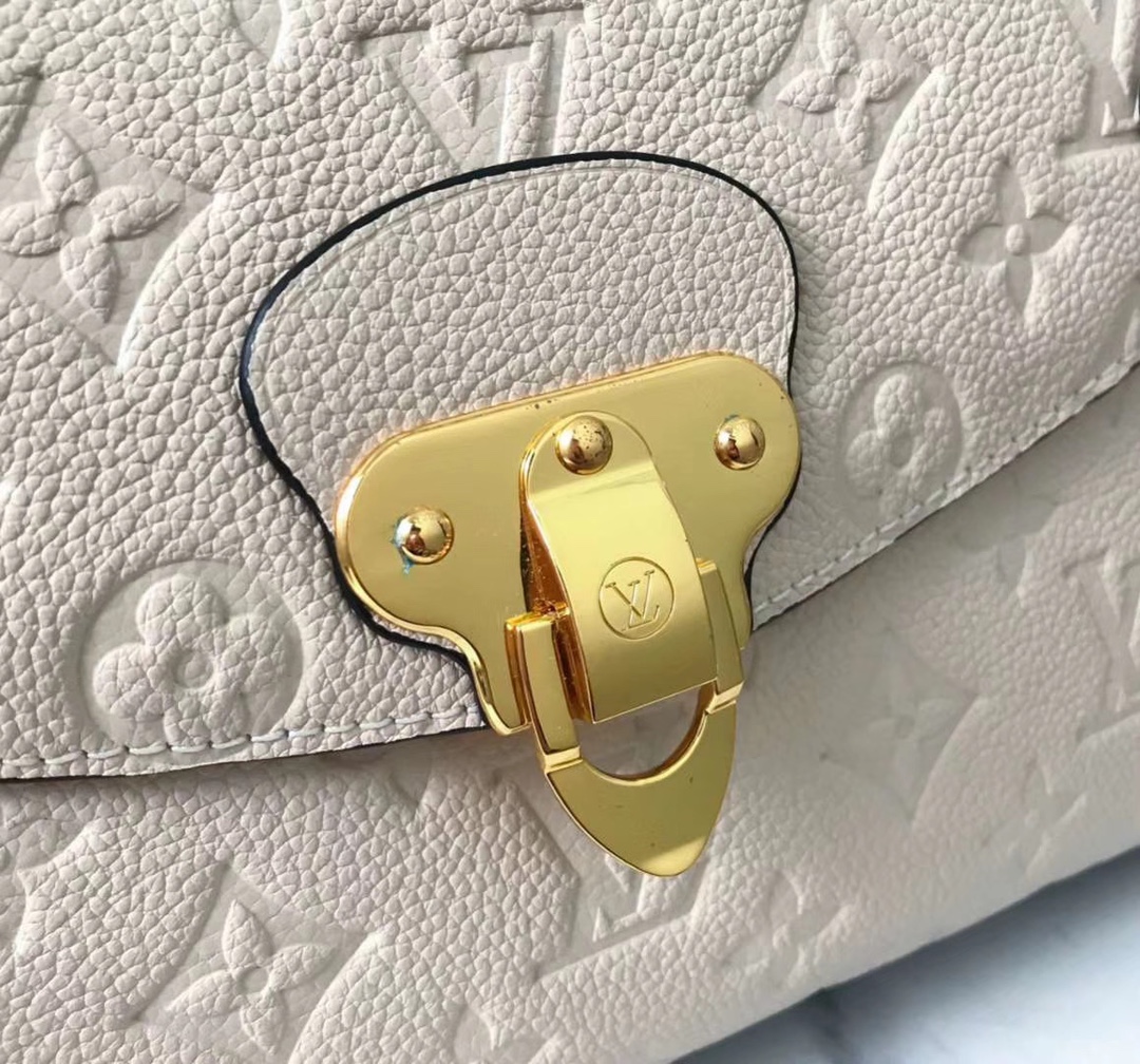 l0vis Vvtt0n georges bb monogram empreinte leather cream m53941 27.5 x 17 x 11.5 cm