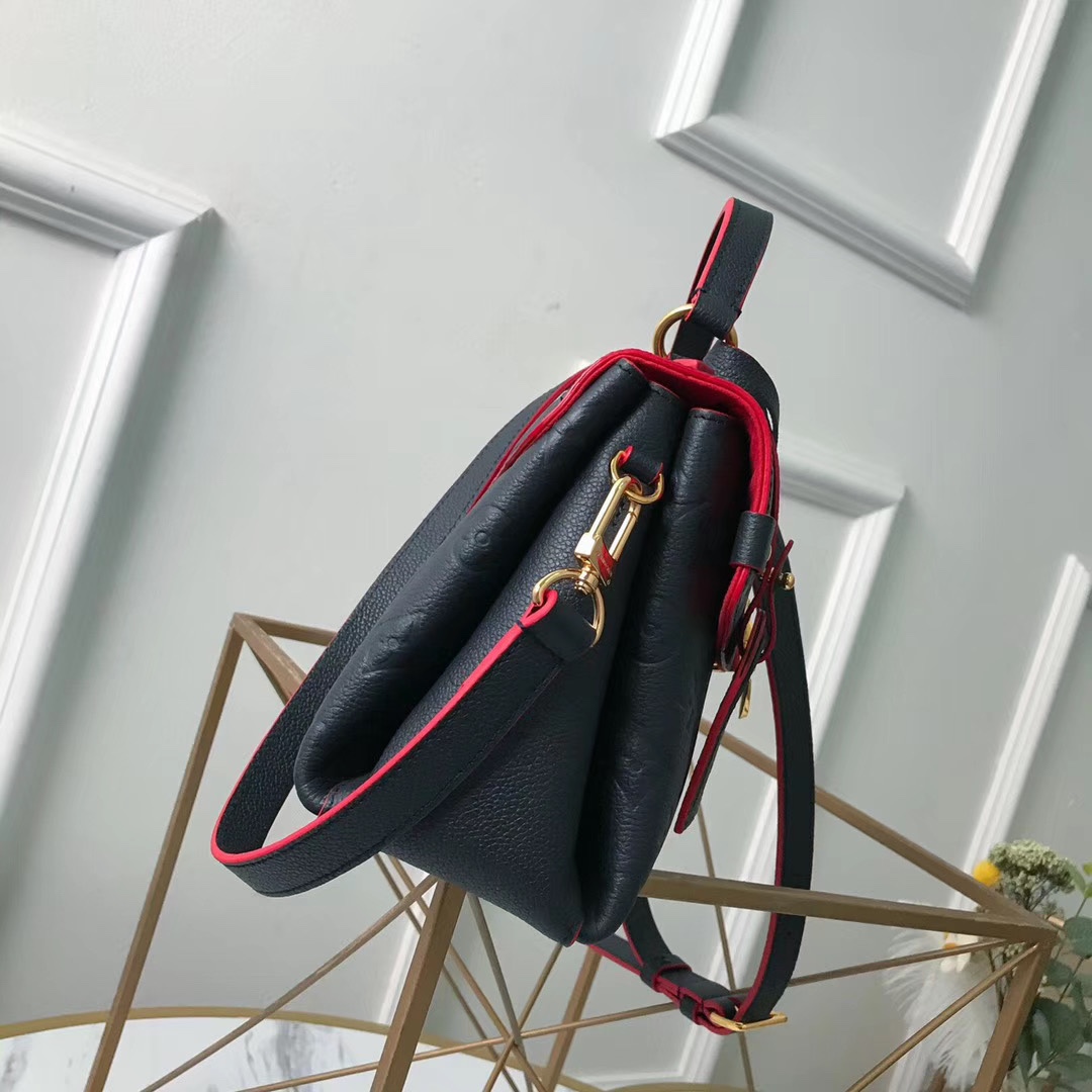 l0vis Vvtt0n georges bb monogram empreinte leather marine rouge m53942 27.5 x 17 x 11.5 cm
