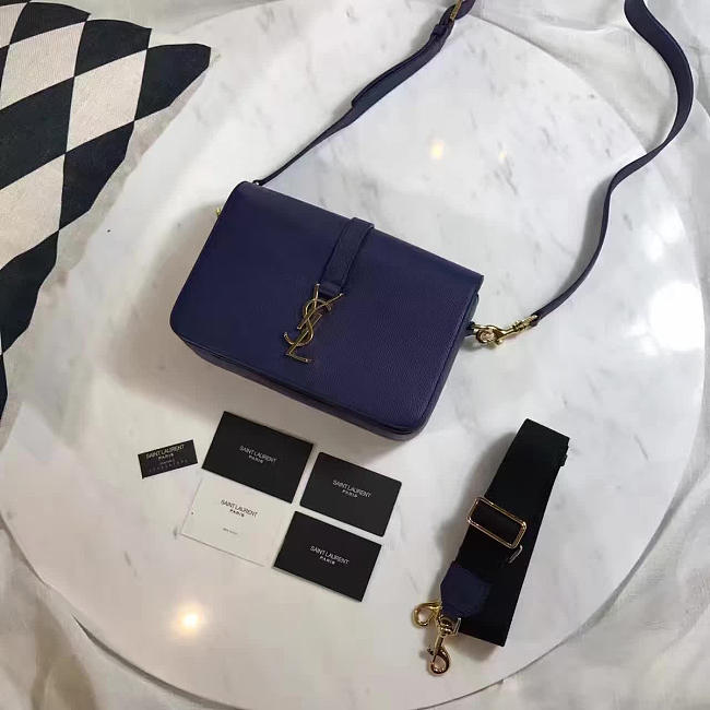 Y51 monogram sac universite navy 25 x 7.5 cm