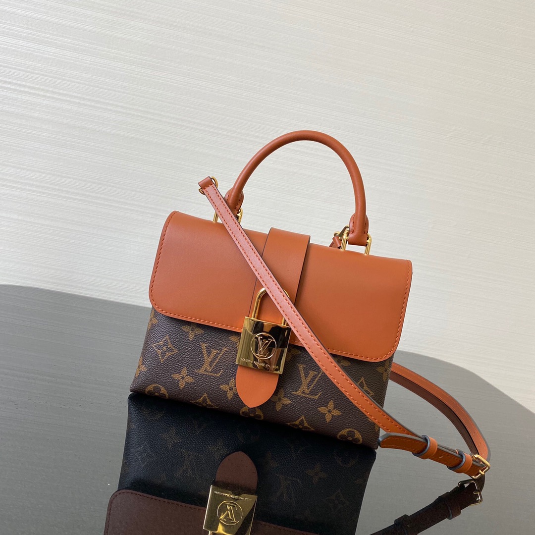 l0vis Vvtt0n locky bb bag monogram canvas caramel m44654 20 x 16 x 7.5 cm