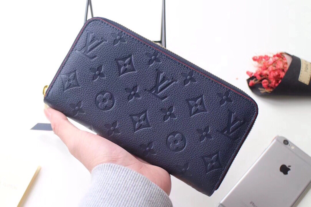 l0vis Vvtt0n zippy wallet monogram leather marine rouge m62121 19.5 x 10 cm