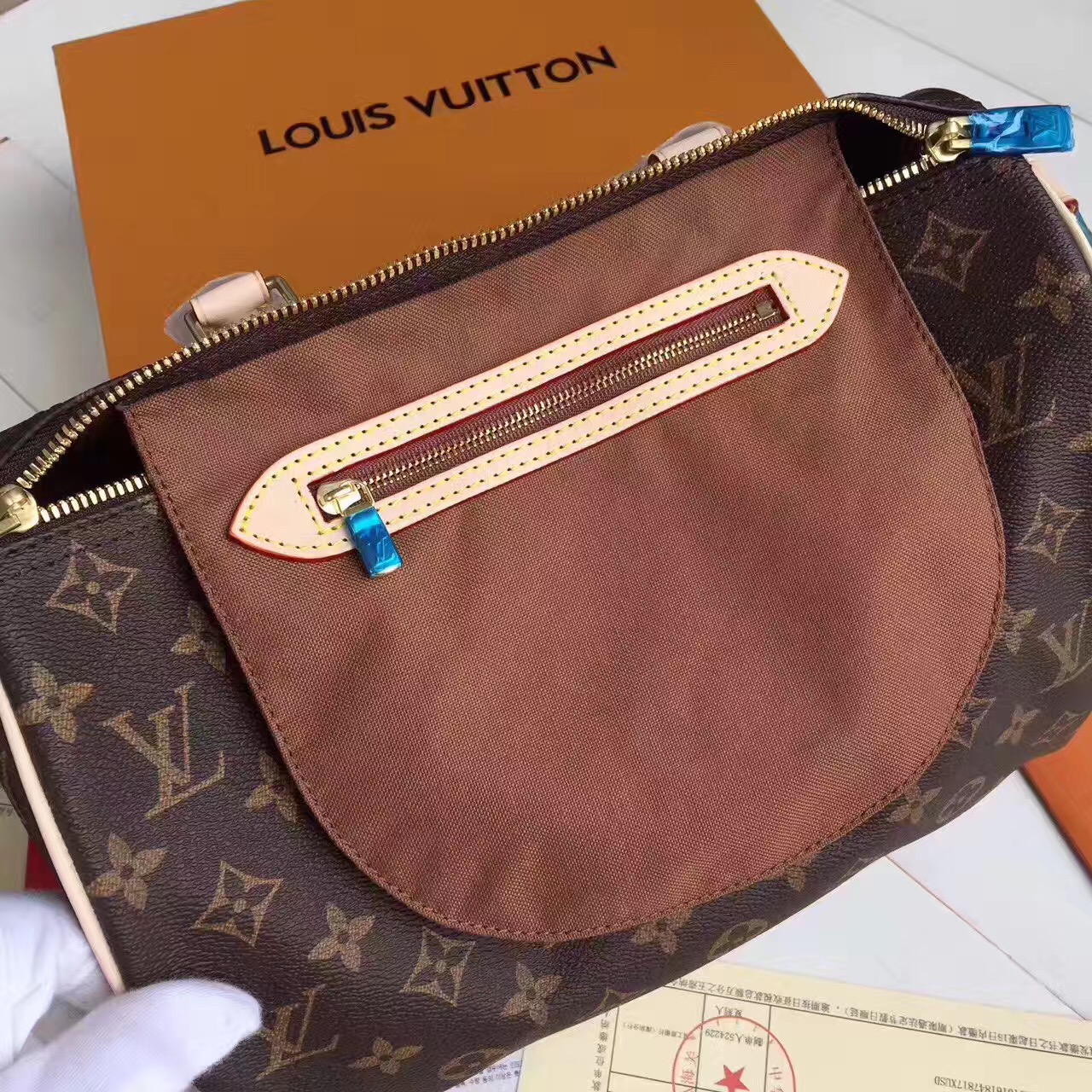 lv pillow bag m4111 old flower 30cm