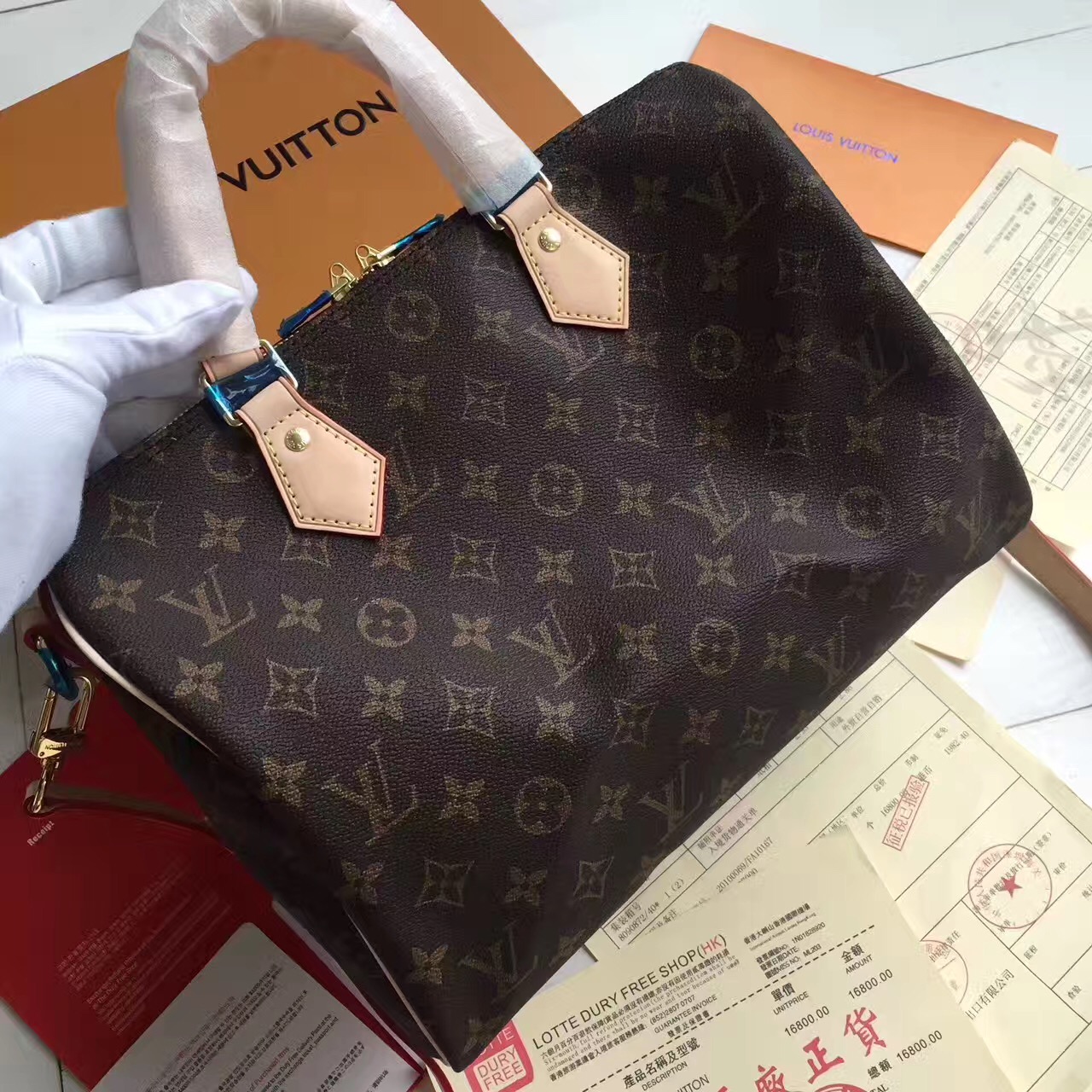 lv pillow bag m4111 old flower 30cm