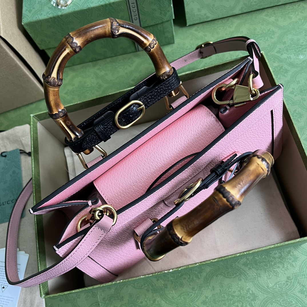 Gvc*1 diana small shoulder bag pink ‎735153 - 27 x 15.5 x 11cm