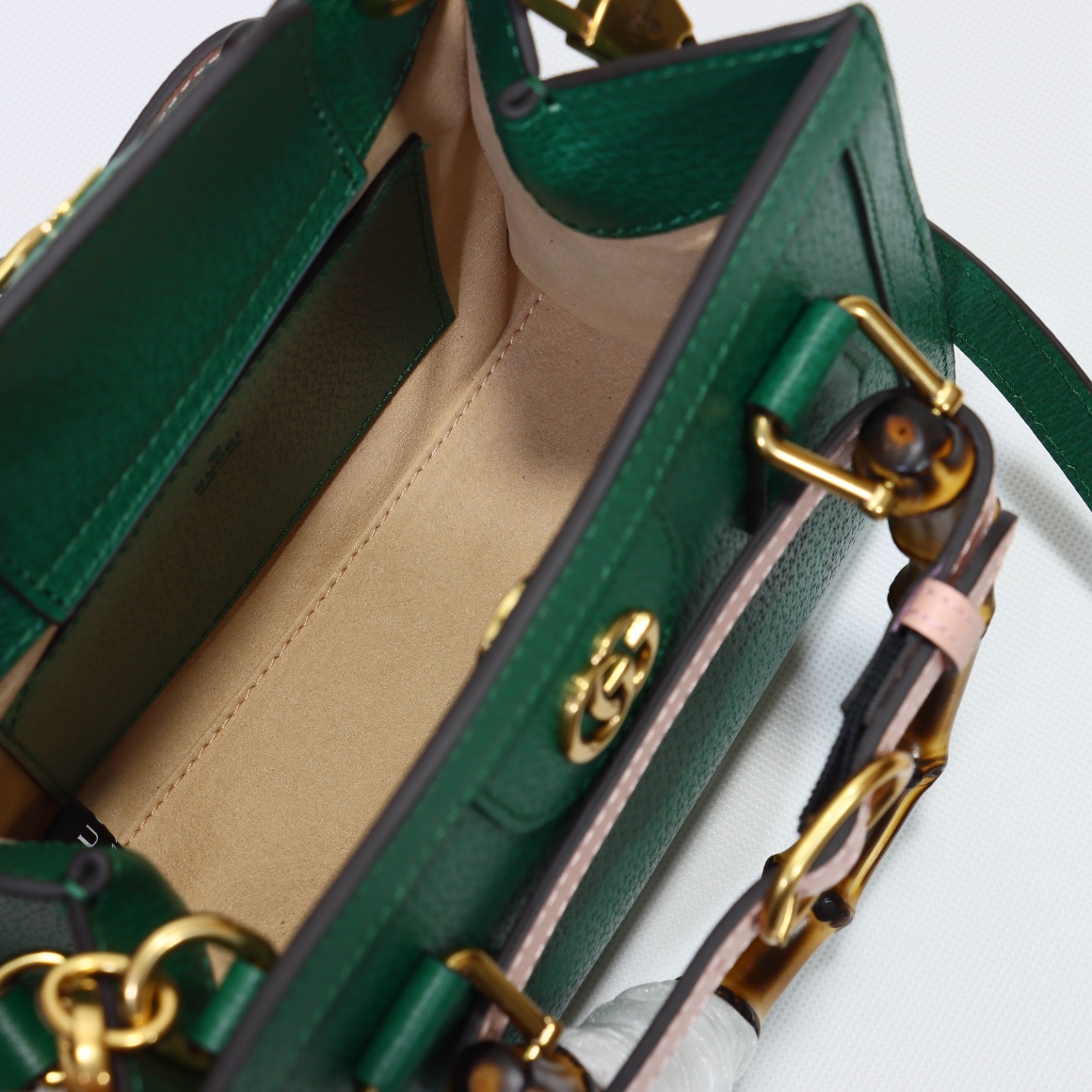 Gvc*1 diana mini tote bag‎ green 702732  - 20 x 16 x 10cm