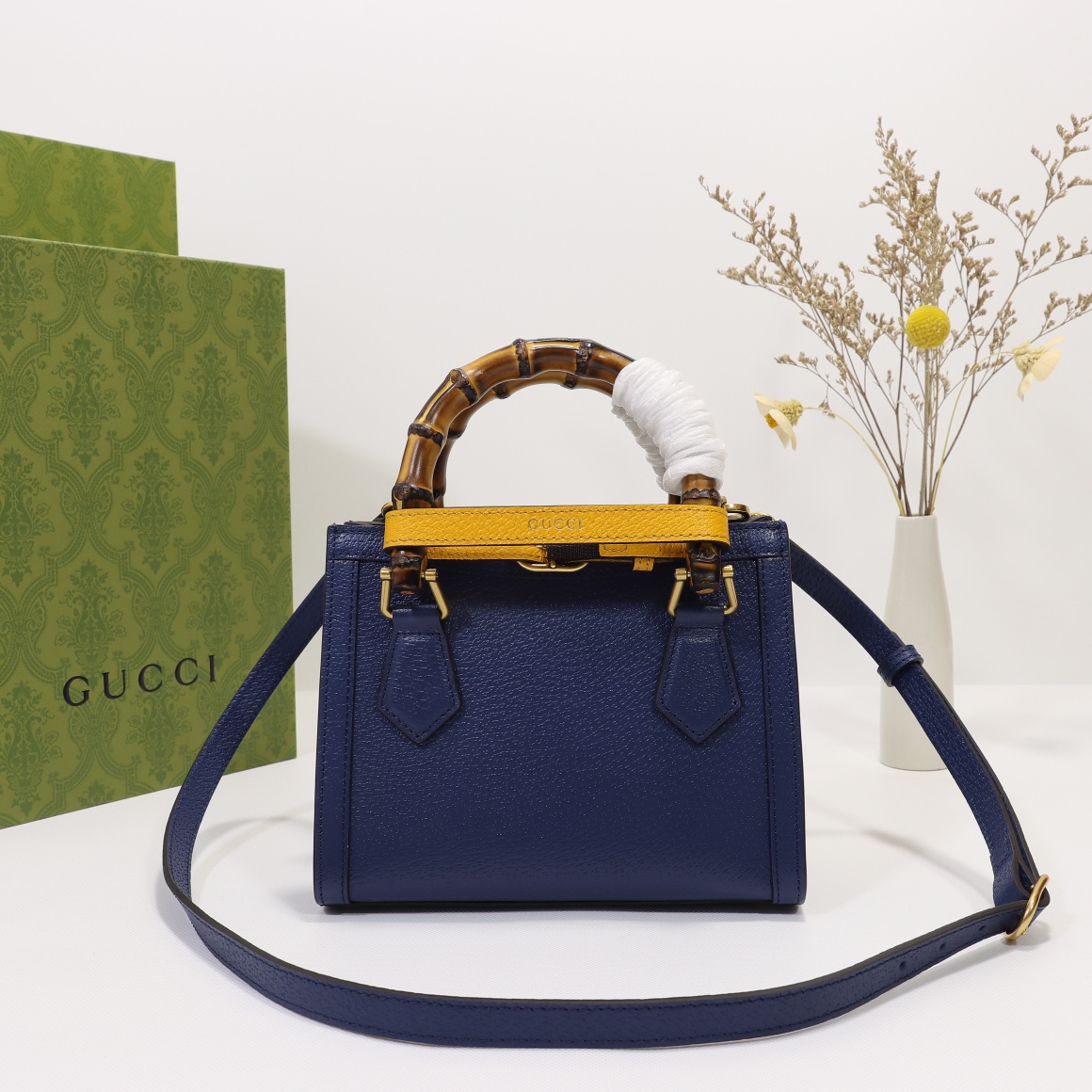 Gvc*1 diana mini tote bag royal blue ‎ 702732  - 20 x 16 x 10cm