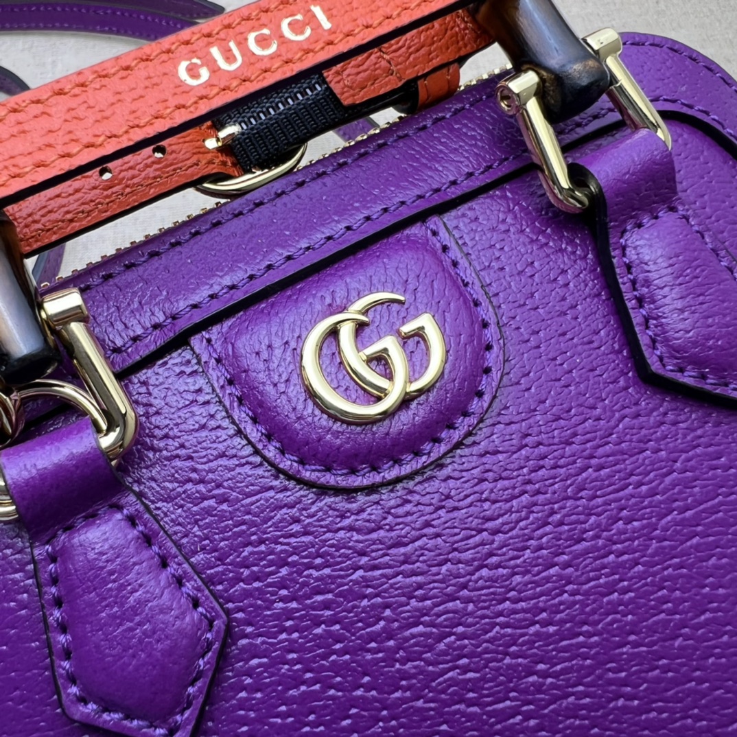 Gvc*1 diana mini tote bag  purple  715775  - 20 x 16x 8.5cm