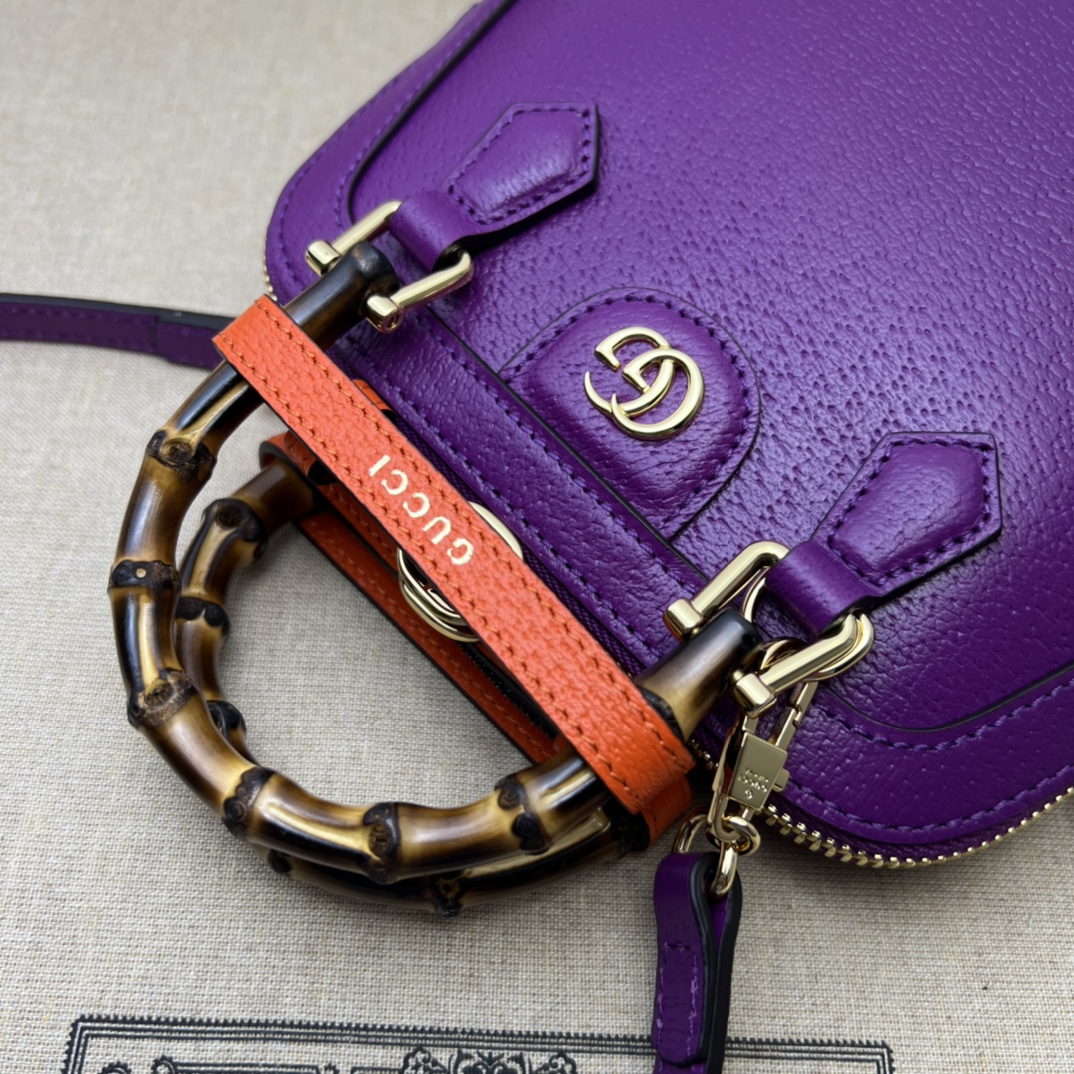 Gvc*1 diana mini tote bag  purple  715775  - 20 x 16x 8.5cm