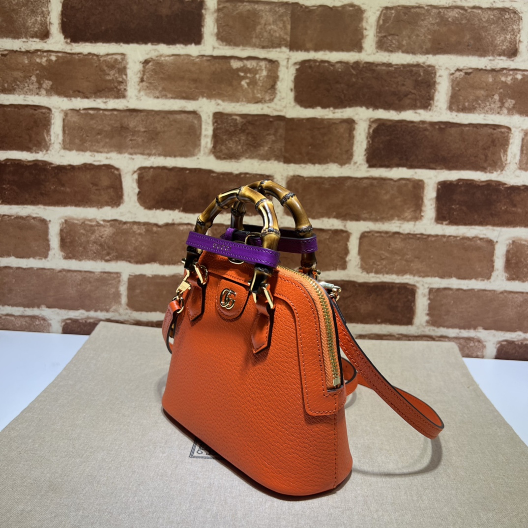 Gvc*1 diana mini tote bag  orange 715775  - 20 x 16x 8.5cm